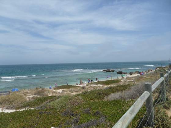 View of Marmion/North Beach from parking lot